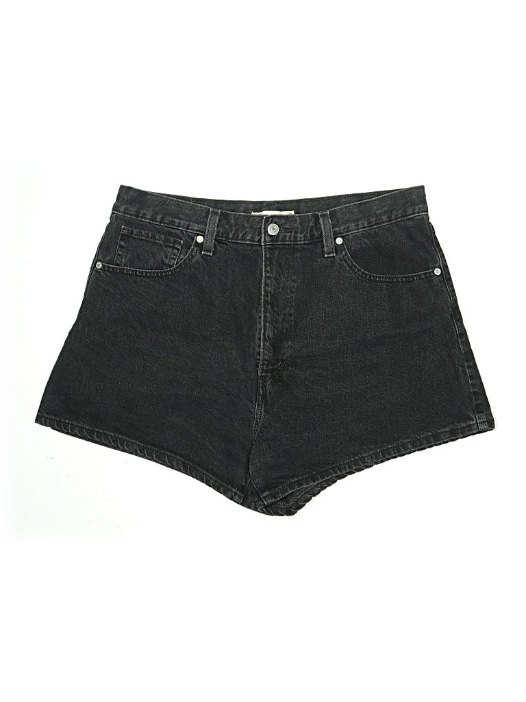 Pre-owned Levi's Denim Shorts In Black