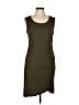 AVLN Studio Solid Green Casual Dress Size L - photo 1