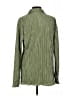 Unbranded 100% Polyester Stripes Green Long Sleeve Blouse Size L - photo 2