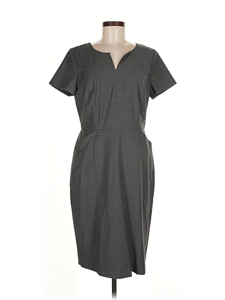 Pre-owned Talbots Casual Dress In Gray