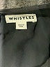 Whistles Black Long Sleeve Silk Top Size 4 - photo 7