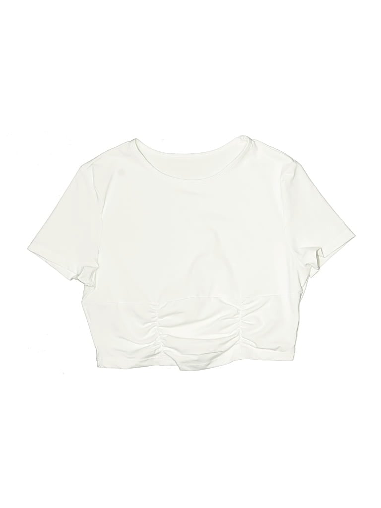 Pre-owned Unbranded Kids' Short Sleeve T-shirt In White