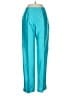 Connie Roberson Color Block Teal Casual Pants Size 6 - photo 1