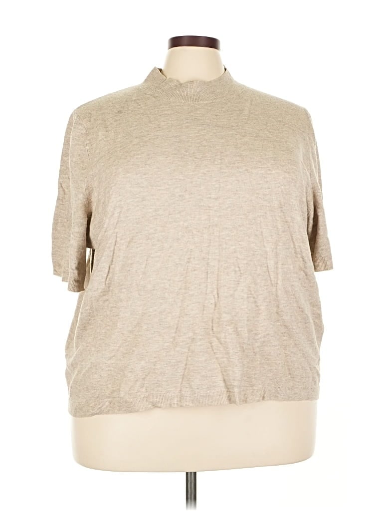 Pre-owned A New Day Turtleneck Sweater In Brown