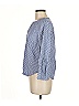 J.Crew Blue Long Sleeve Blouse Size 6 - photo 5