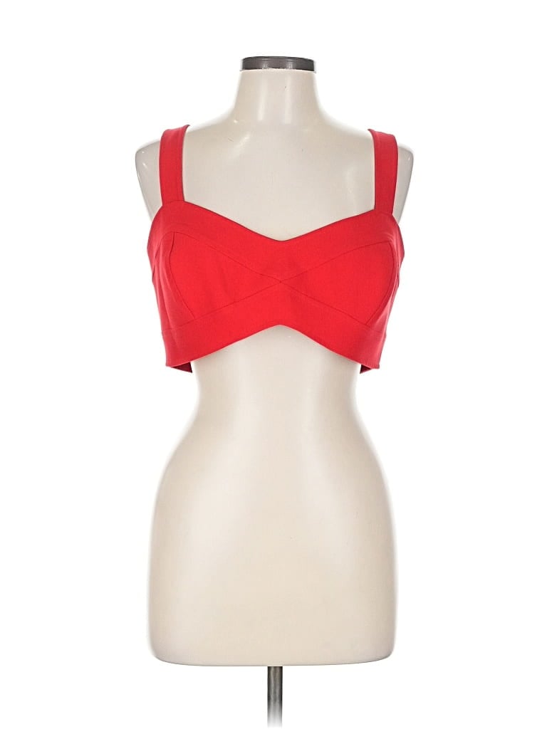 Shona Joy Sleeveless Top Red Sweetheart Neckline Tops