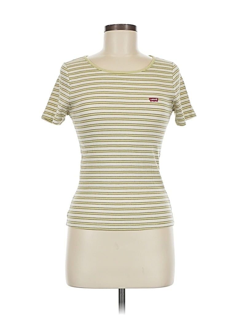 Pre-owned Levi's Short Sleeve T-shirt In White