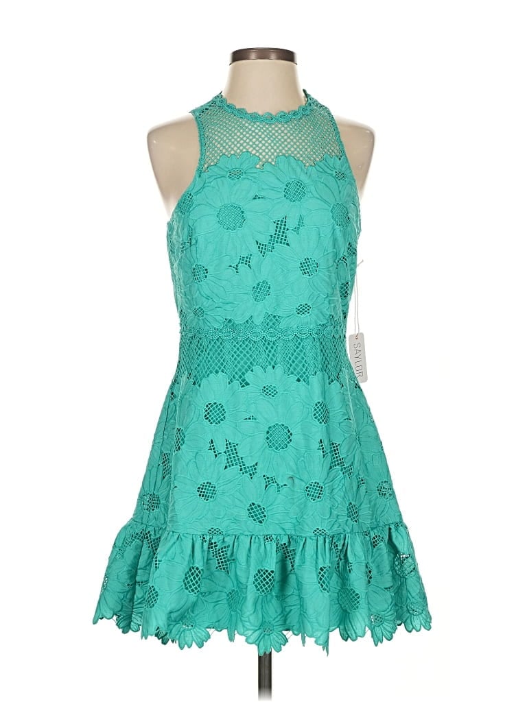 Pre-owned Saylor Cocktail Dress In Blue