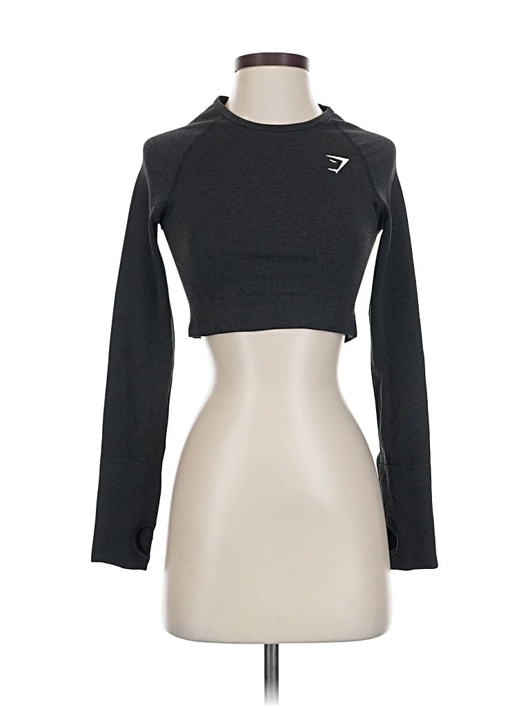 Pre-owned Gymshark Long Sleeve T-shirt In Gray