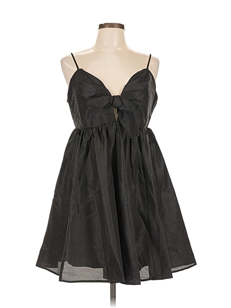 Pre-owned Aakaa Cocktail Dress In Gray