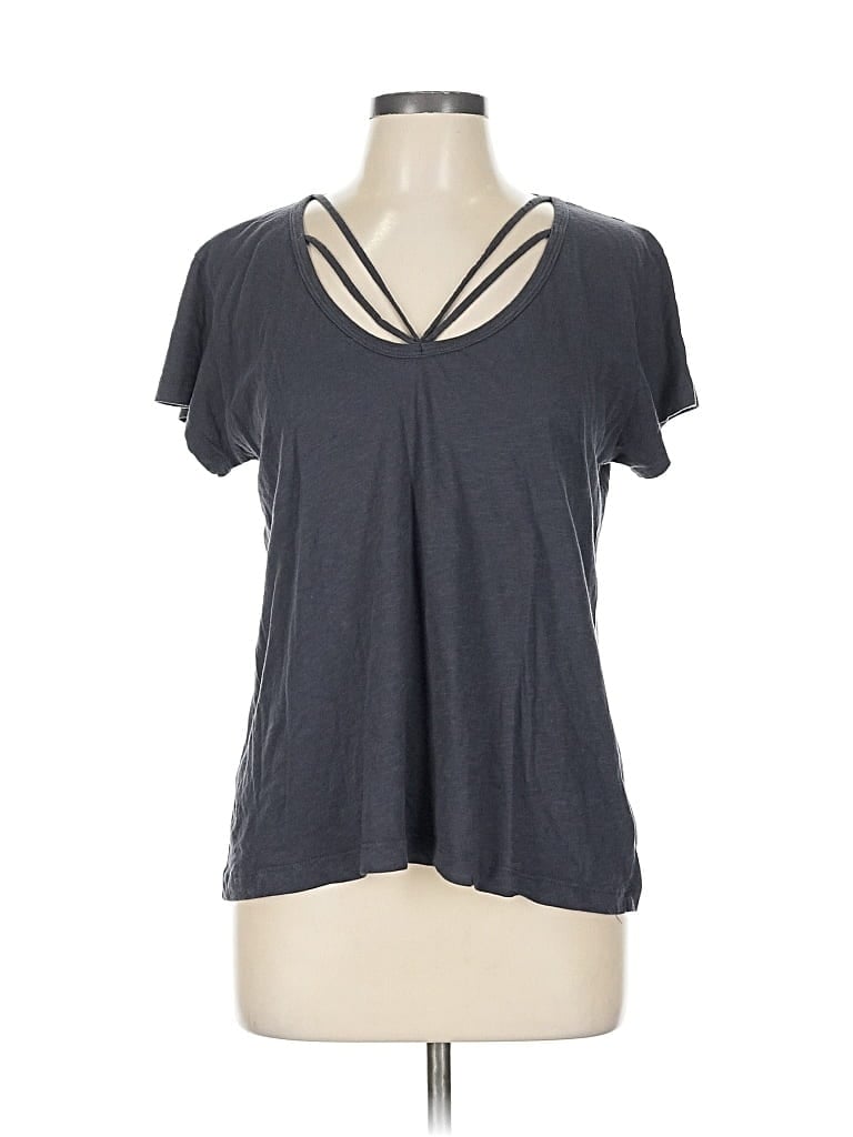 Pre-owned Lna Short Sleeve T-shirt In Gray