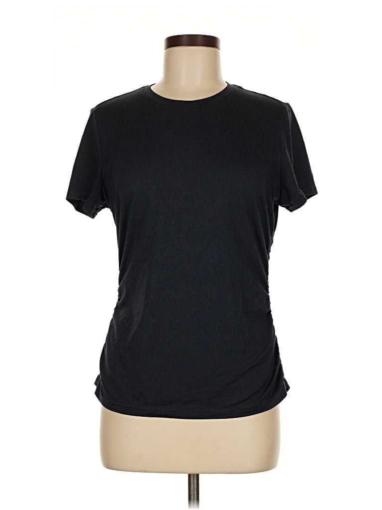 Pre-owned Z By Zella Active T-shirt In Black