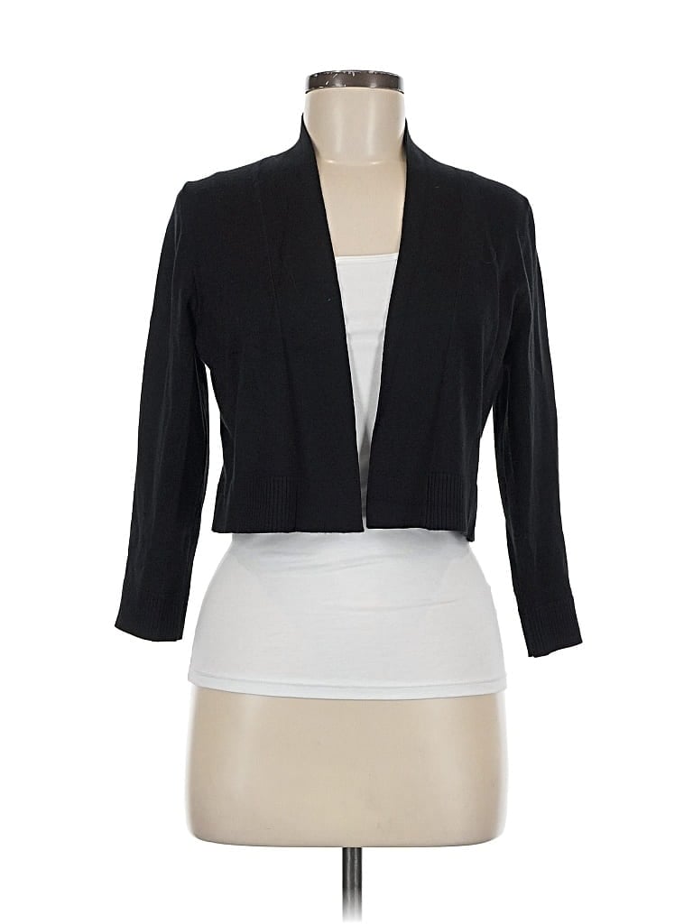 Pre-owned Calvin Klein Cardigan Sweater In Black