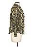H&M Paisley Green Long Sleeve Blouse Size 10 - photo 4