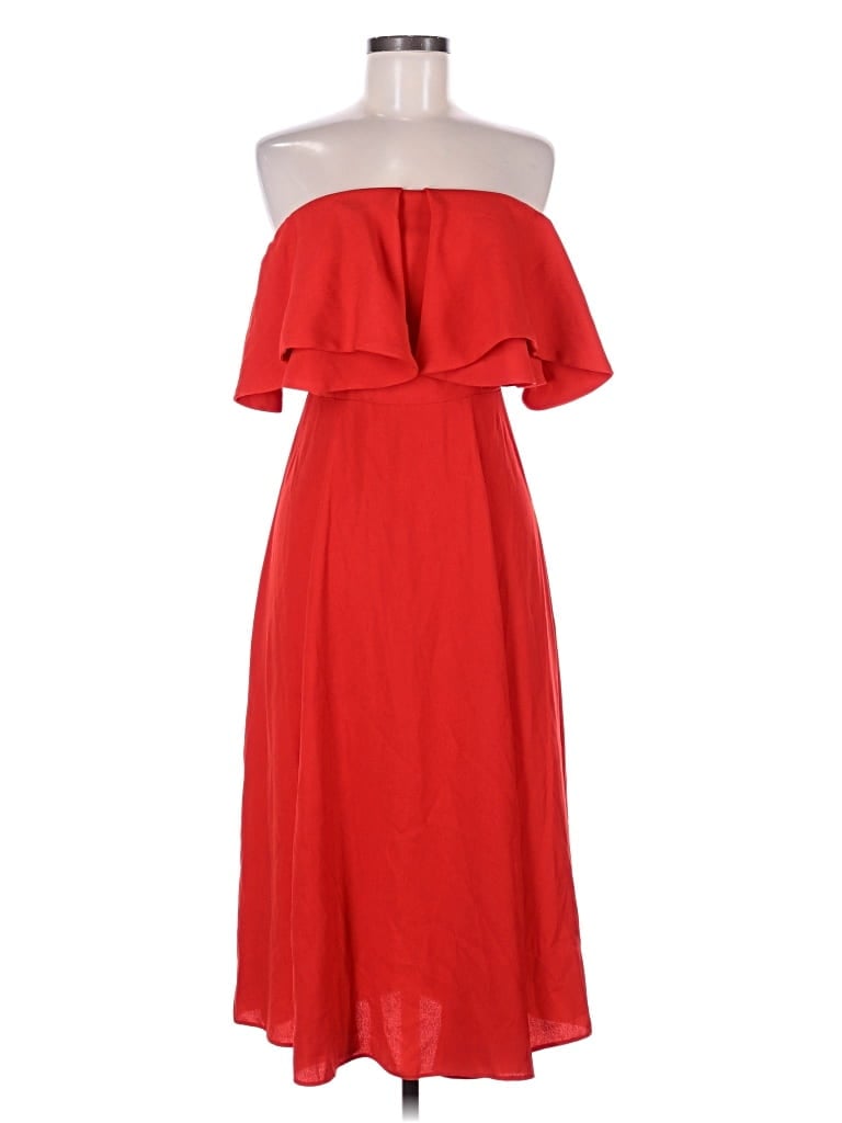 Pre-owned Asos Design Cocktail Dress In Red