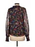 Aqua 100% Polyester Black Long Sleeve Blouse Size M - photo 2
