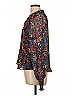 Aqua 100% Polyester Black Long Sleeve Blouse Size M - photo 5