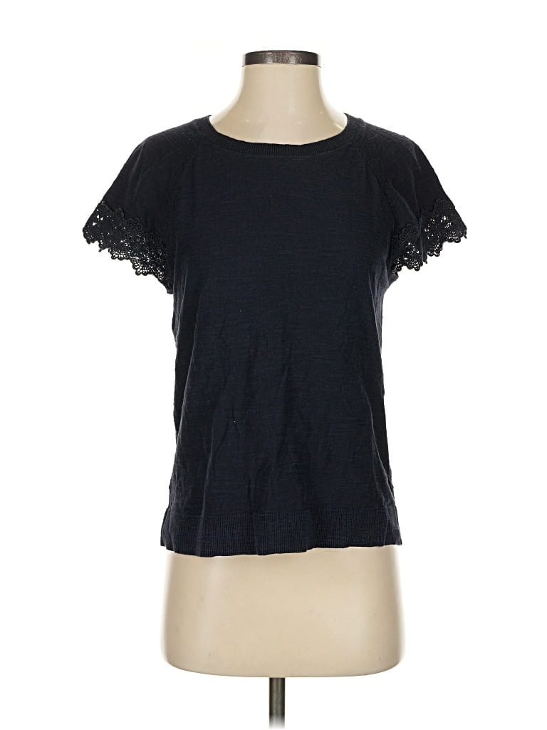 Pre-owned Ann Taylor Loft Cardigan Sweater In Black