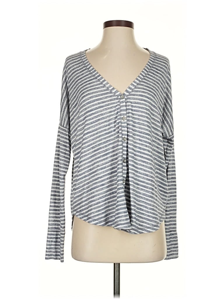 ABERCROMBIE & FITCH Pre-owned Cardigan Sweater In Gray