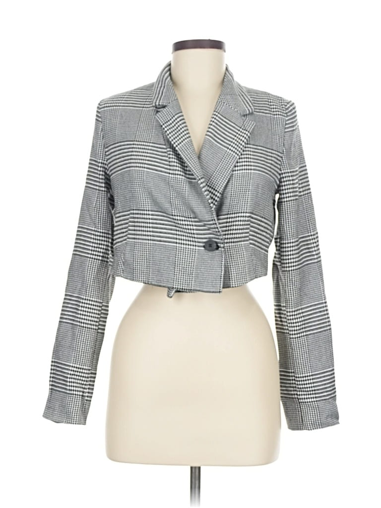 Click to view more detailed imagery on our partner's website Pre-owned Forever 21 Blazer Jacket In Black