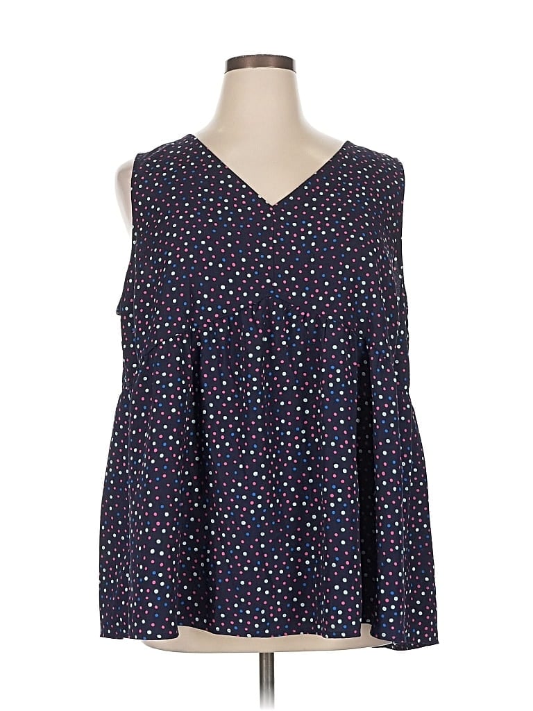 Click to view more detailed imagery on our partner's website Pre-owned Chic Soul (chicsoul.com) Sleeveless Blouse In Purple