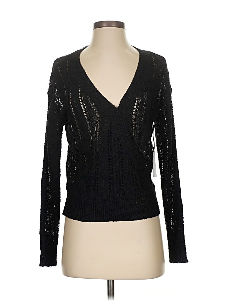 Pre-owned Astr Pullover Sweater In Black