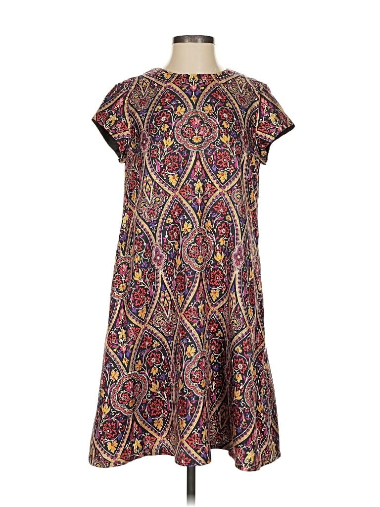 Pre-owned J. Mclaughlin Casual Dress In Burgundy