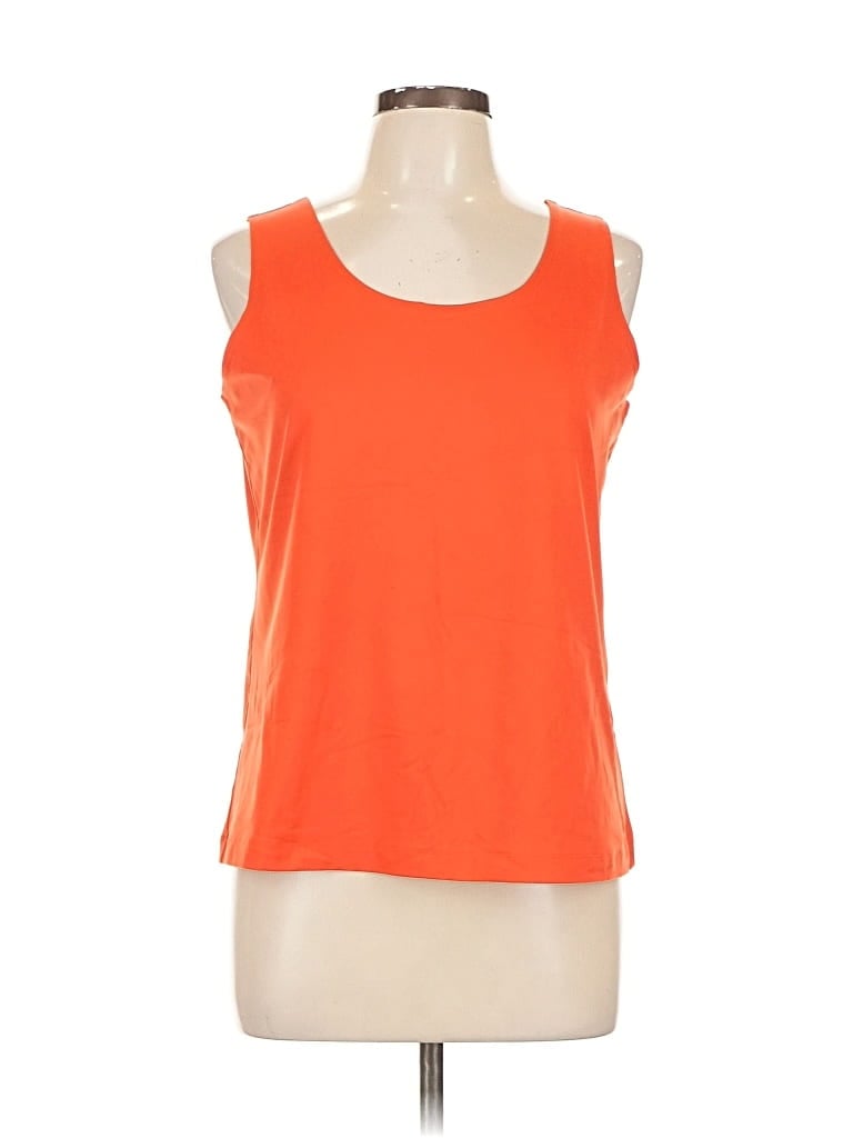 Pre-owned Chico's Sleeveless T-shirt In Orange