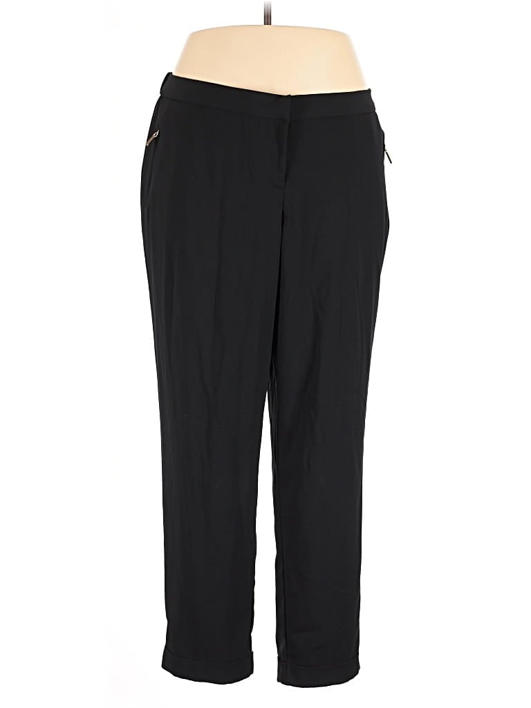 Pre-owned Lane Bryant Dress Pants In Black