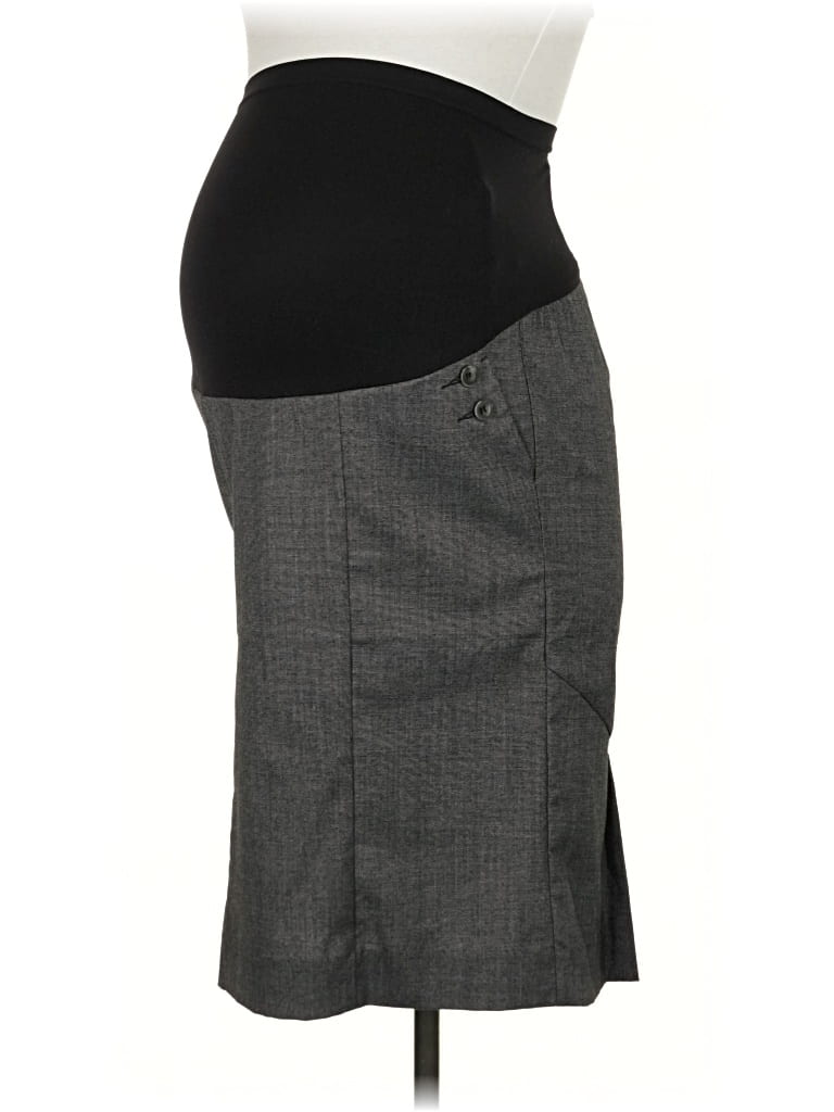 Pre-owned Motherhood Formal Skirt In Gray