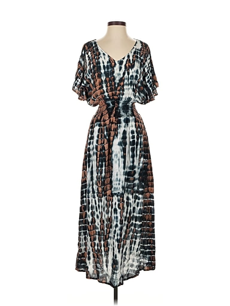 Pre-owned Tiare Hawaii Casual Dress In Brown