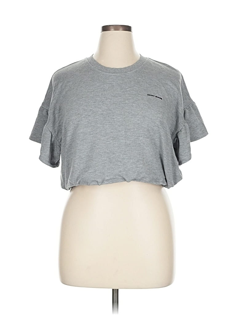 Click to view more detailed imagery on our partner's website Pre-owned Dkny Jeans Short Sleeve T-shirt In Gray