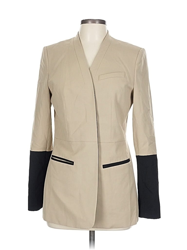 Pre-owned Dkny Blazer Jacket In Brown