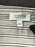 Haven Well Within Stripes Silver Long Sleeve Blouse Size L - photo 6
