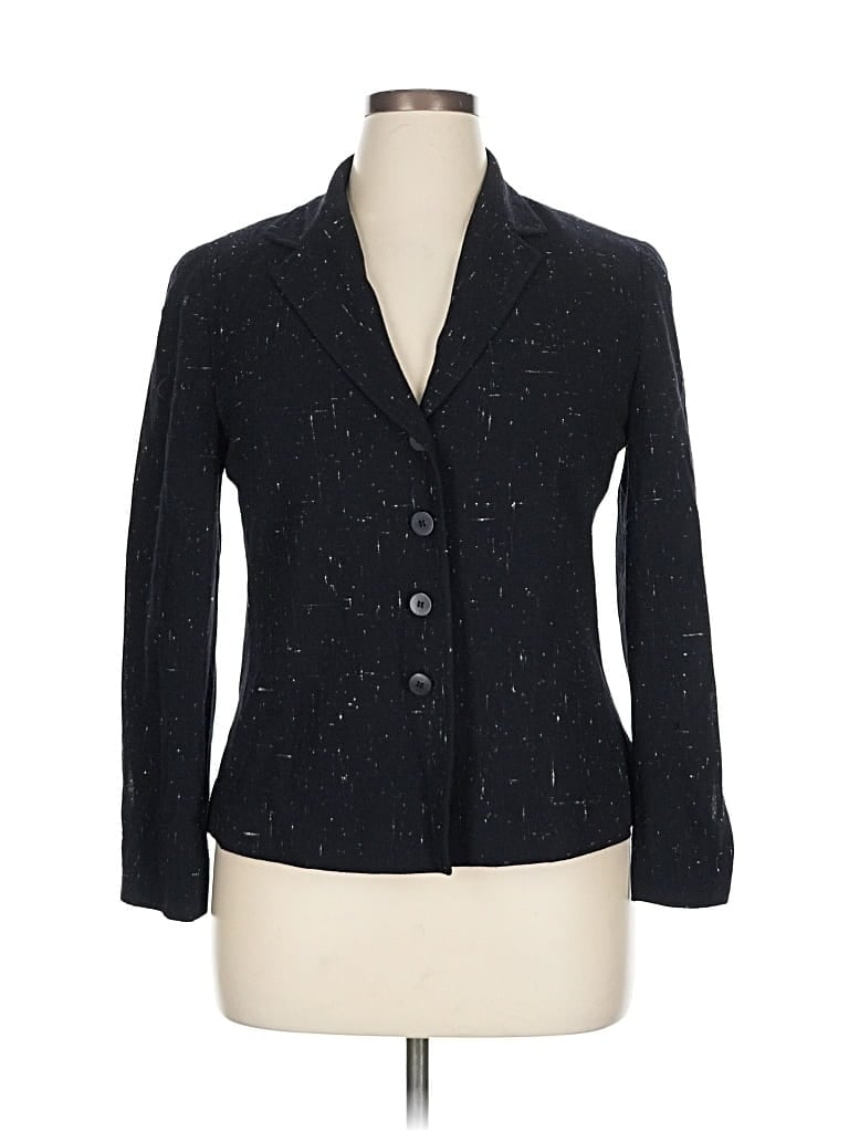 Pre-owned Lafayette 148 Blazer Jacket In Black