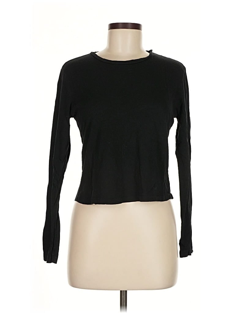 Pre-owned Amo Long Sleeve T-shirt In Black