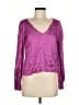 Saylor Purple Long Sleeve Blouse Size M (estimated) - photo 1