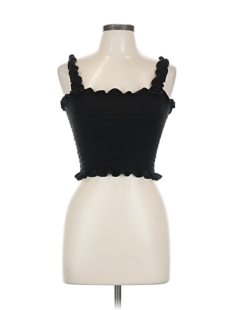 Pre-owned Reformation Jeans Tube Top In Black
