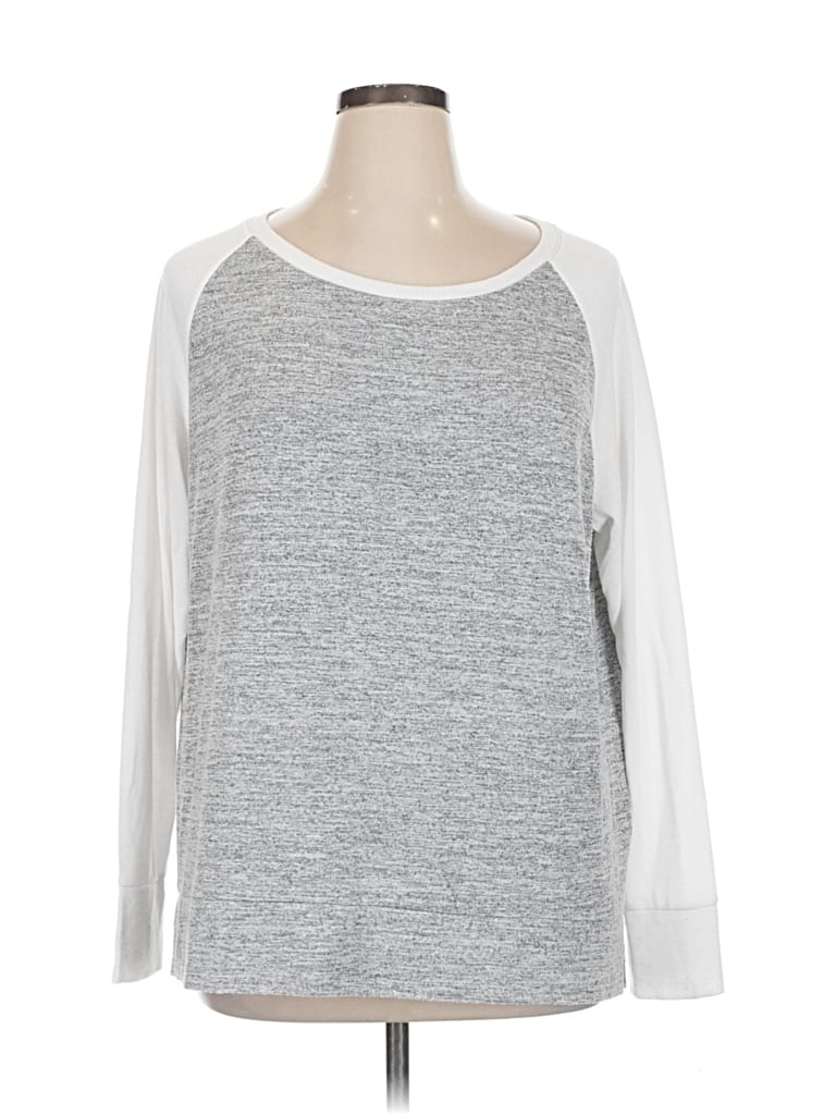 Pre-owned Gap 3/4 Sleeve T-shirt In Silver