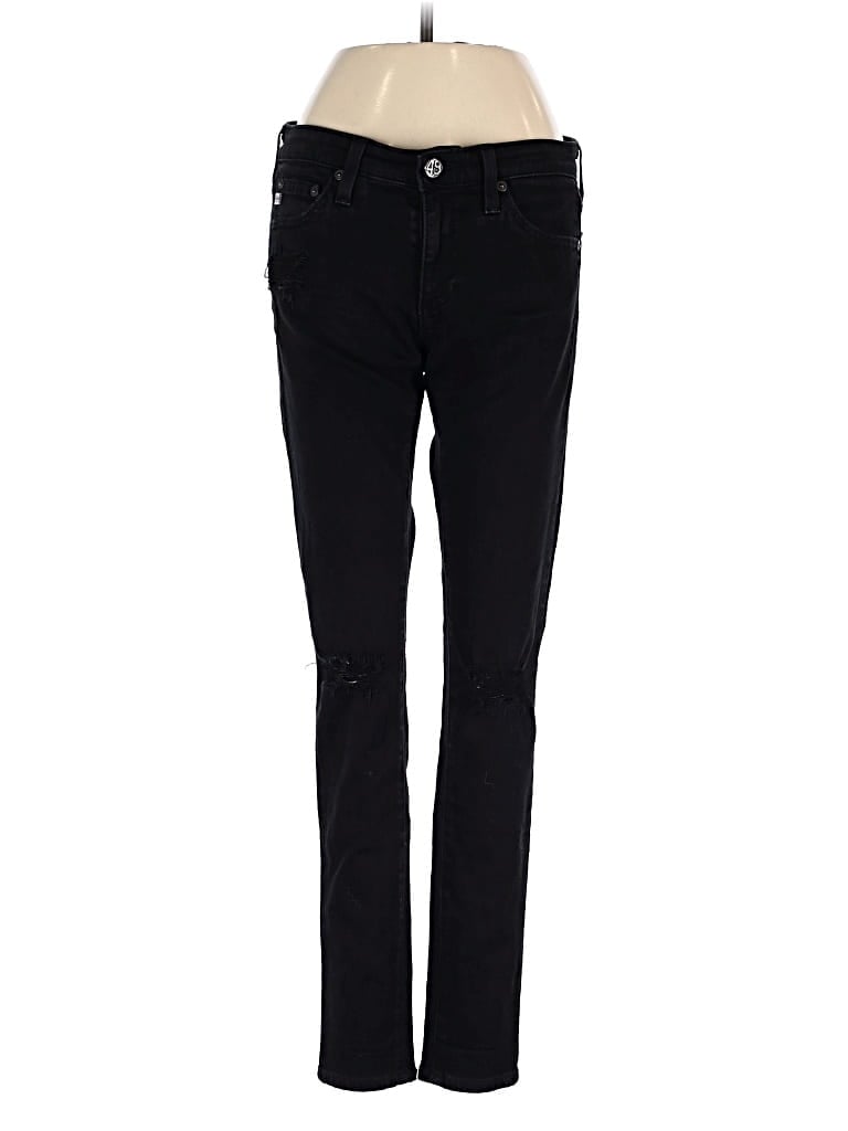 Pre-owned Adriano Goldschmied Jeans In Black