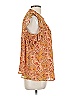 Carolina Belle 100% Polyester Orange Sleeveless Blouse Size L - photo 4