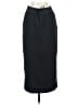 Assorted Brands 100% Polyester Solid Black Casual Skirt Size L - photo 1