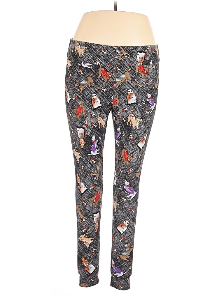 Pre-owned Way To Celebrate! Leggings In Gray