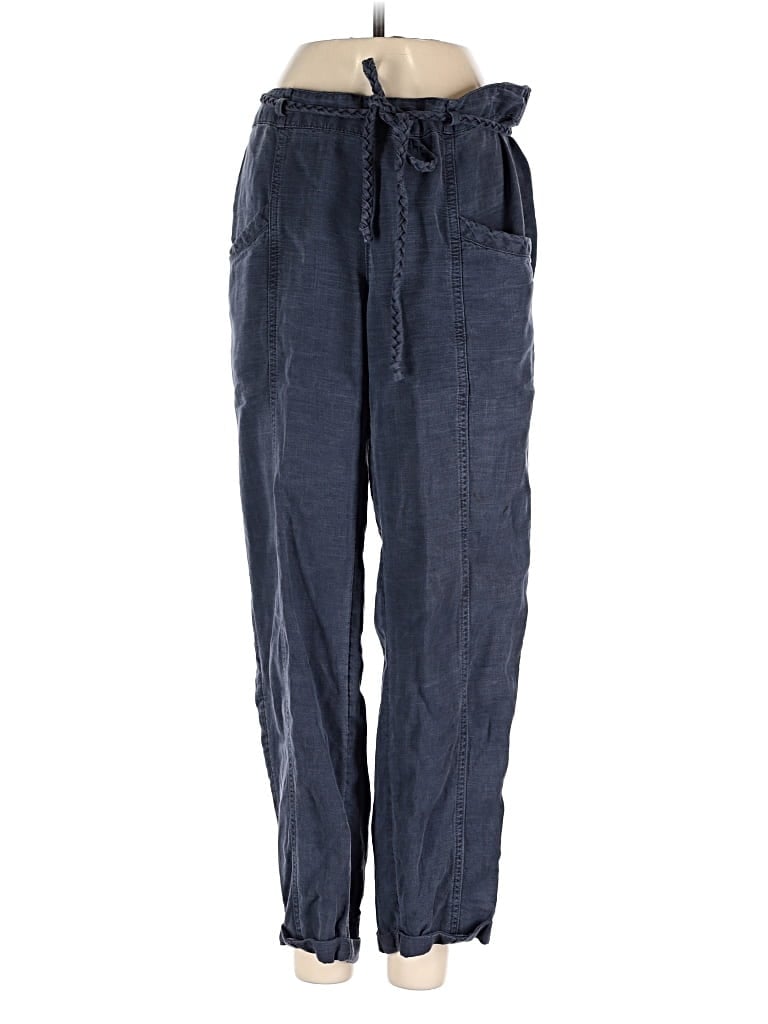 Pre-owned C&c California Linen Pants In Blue