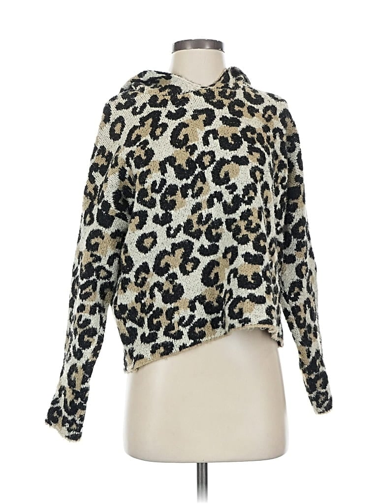 Pre-owned Aqua Cardigan Sweater In Brown