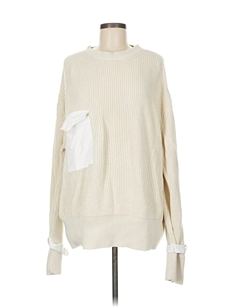 Click to view more detailed imagery on our partner's website Pre-owned Zara Pullover Sweater In White