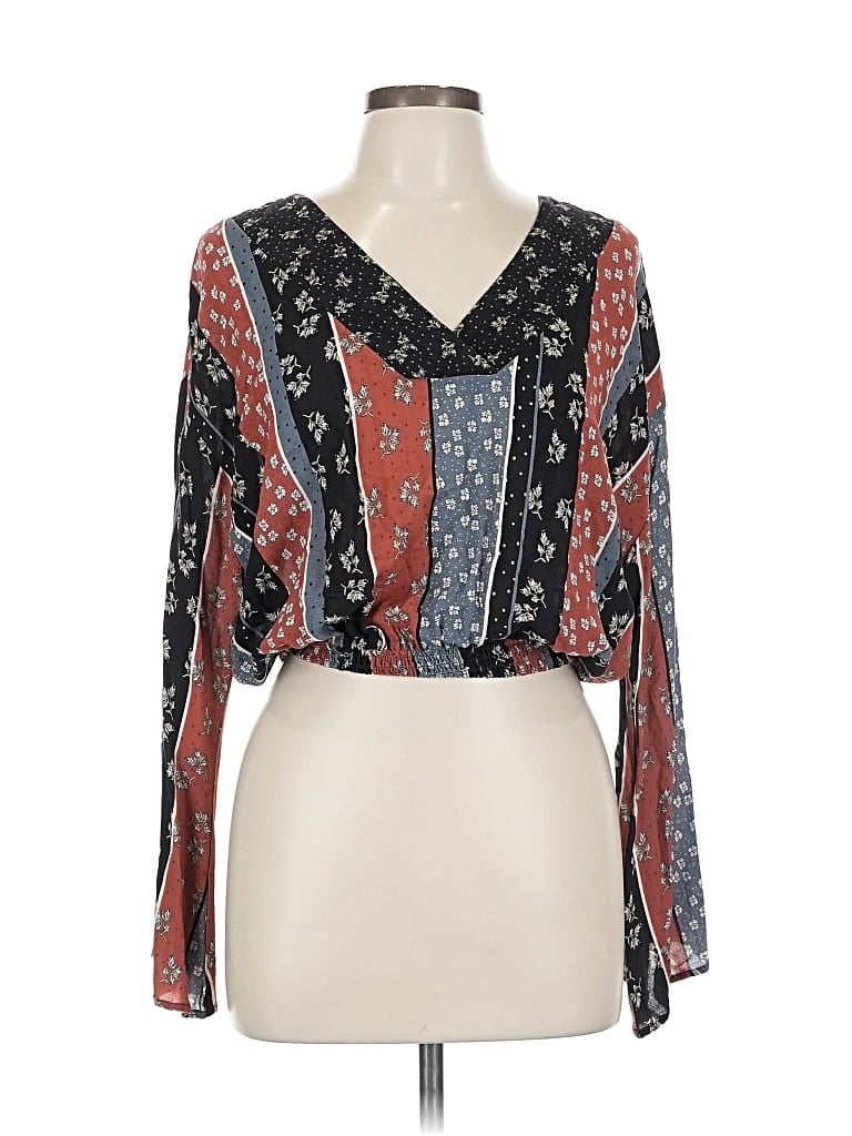 Pre-owned Others Follow Long Sleeve Blouse In Black