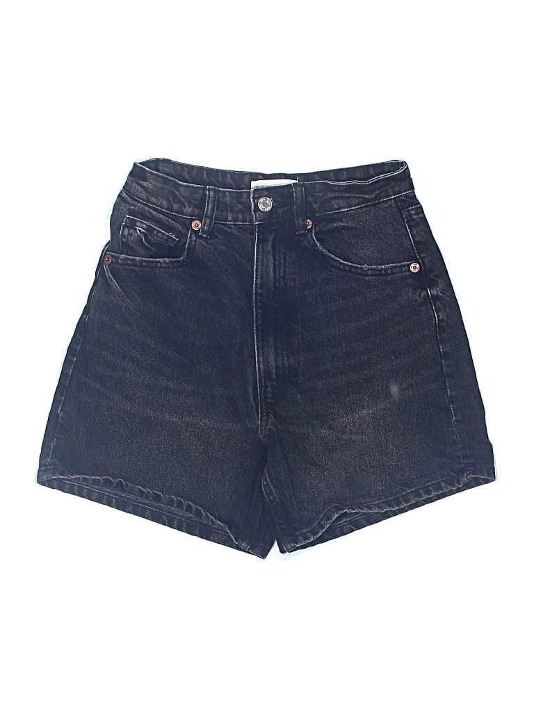 Click to view more detailed imagery on our partner's website Pre-owned Zara Denim Shorts In Blue