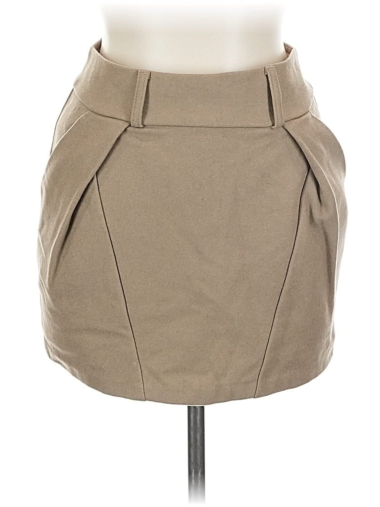Pre-owned Stile Benetton Wool Skirt In Brown