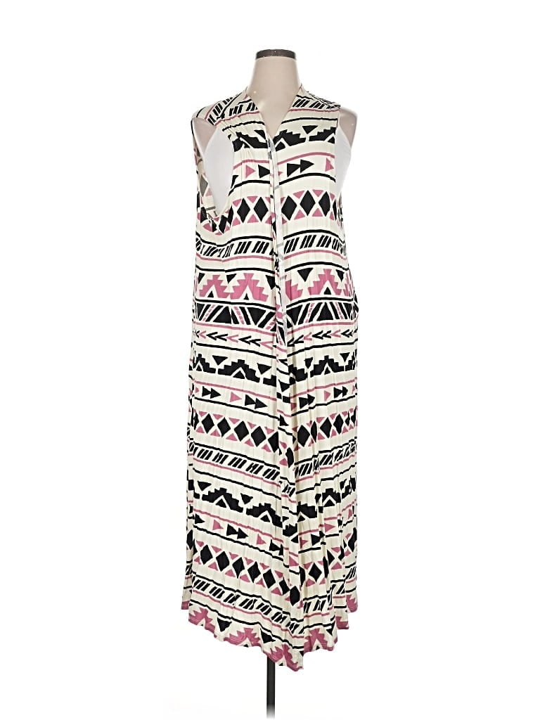 Pre-owned Lularoe Kimono In Pink